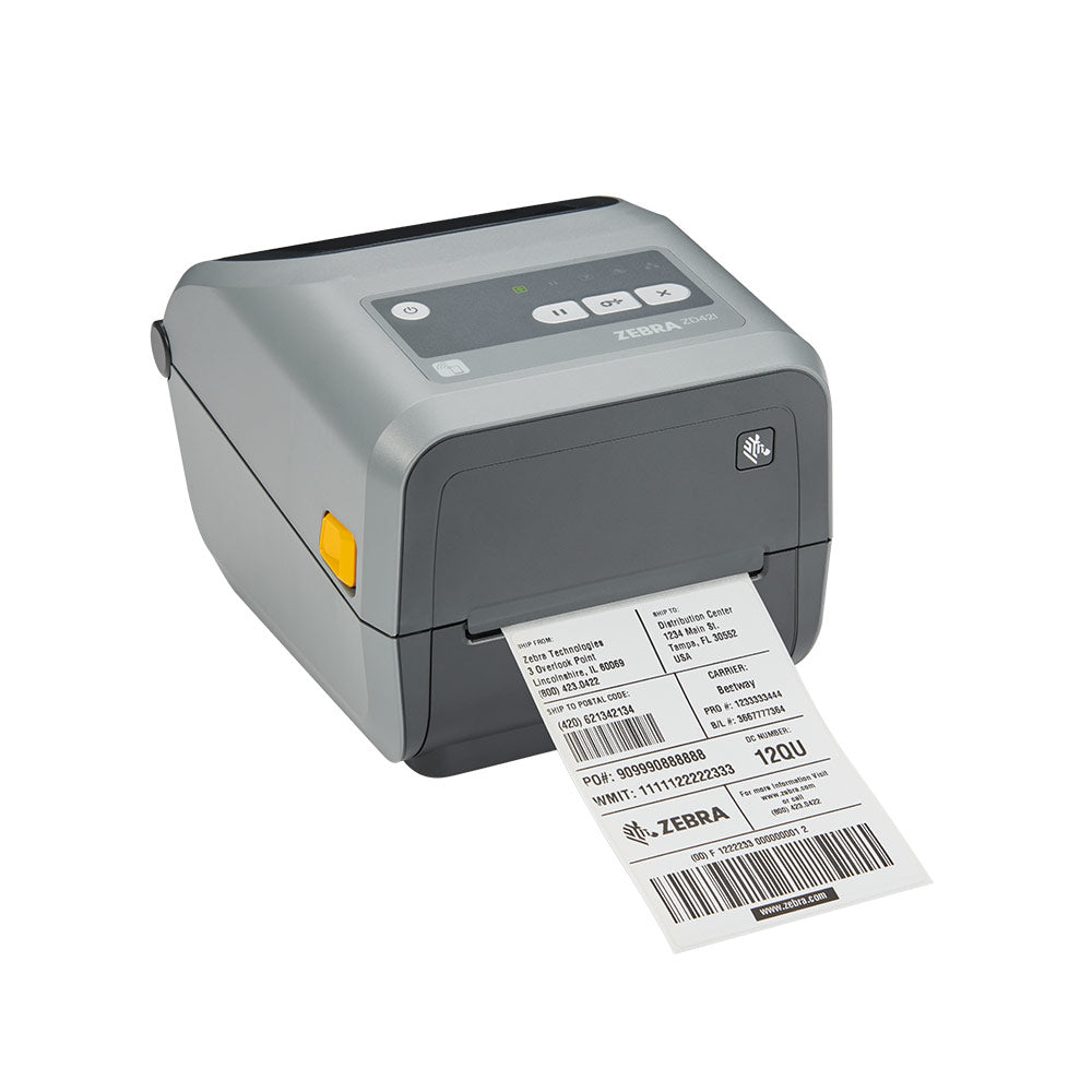 Zebra Zd421t Tt Printer 203dpi Ethernet Zd4a042 301e00ez — Omniq Barcodes 5001